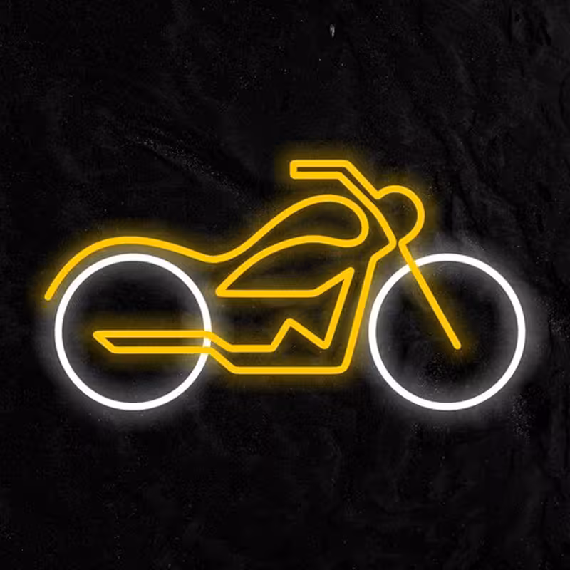 تابلو نئون ماشین و موتور کد DRIVE025