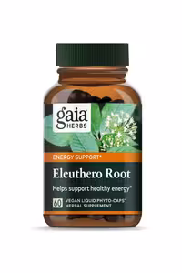کپسول مایع گیاهی ریشه Eleuthero برند Gaia Herbs - بسته 60 عددی