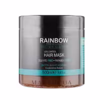 ماسک مو فاقد سولفات Rainbow حاوی بیوتین و روغن ماکادامیا Biotin & and Macadamia حجم 500 میل