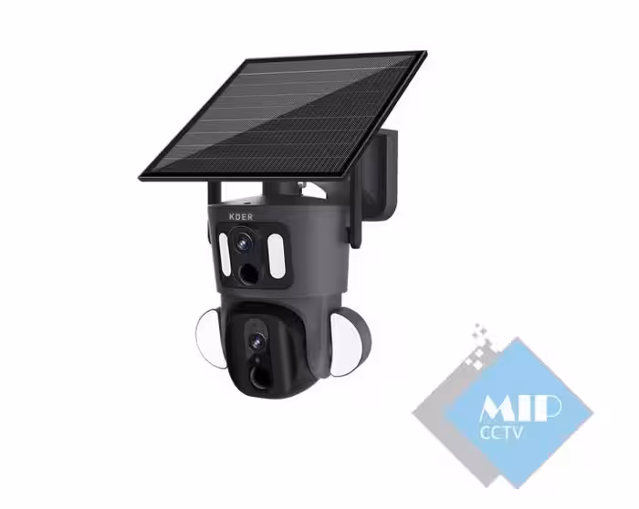 دورببن مداربسته مینی اسپید دام سولار دو گوش دو لنزسیمکارتی 4G