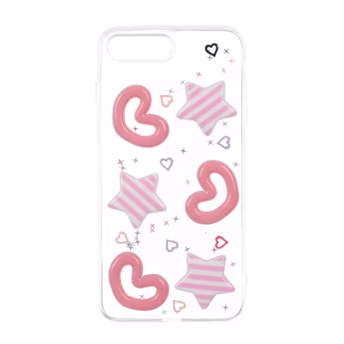 قاب Love Star رزینی شفاف مدل CHJ - Apple iPhone 7 Plus / iPhone 8 Plus - طرح 17