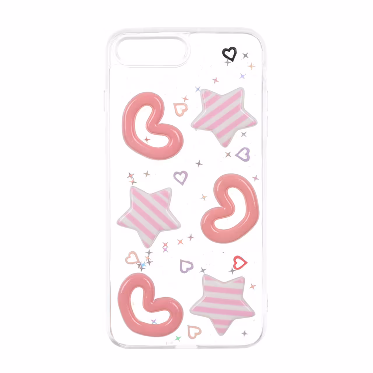 قاب Love Star رزینی شفاف مدل CHJ - Apple iPhone 7 Plus / iPhone 8 Plus - طرح 17