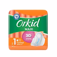 نوار بهداشتی ارکید مکس ترکیه  بسته 10 عددی orkid maxi 3d