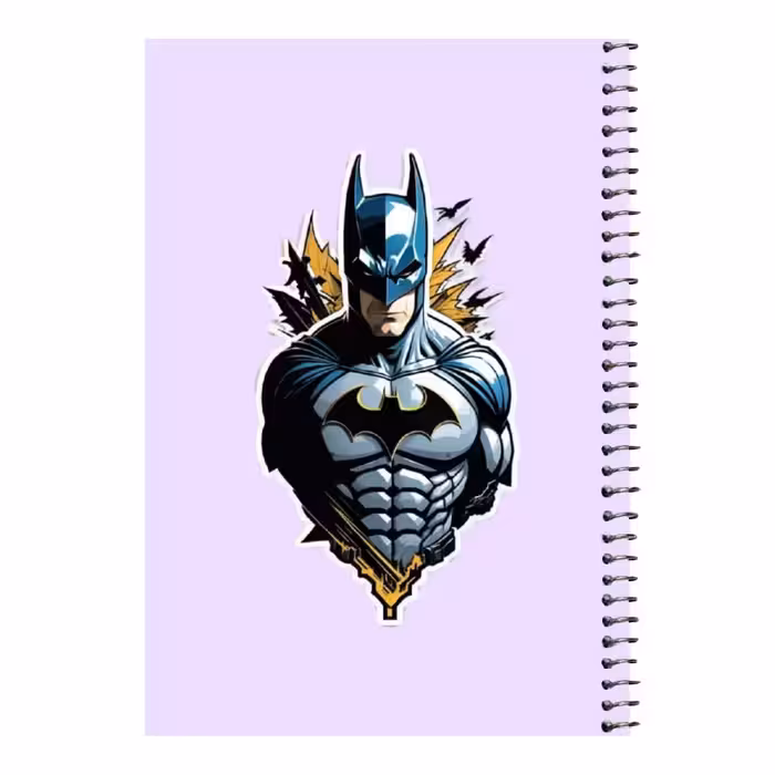 دفتر مشق 80 برگ اس جی مدل بتمن کد 16