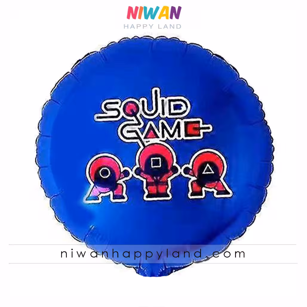 بادکنک فویلی اسکویید گیم گرد