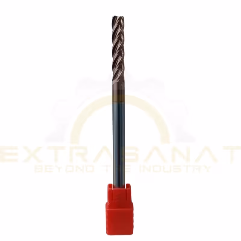 فرز انگشتی الماس 6x6Dx100L-4F HRC55 برند Max Power