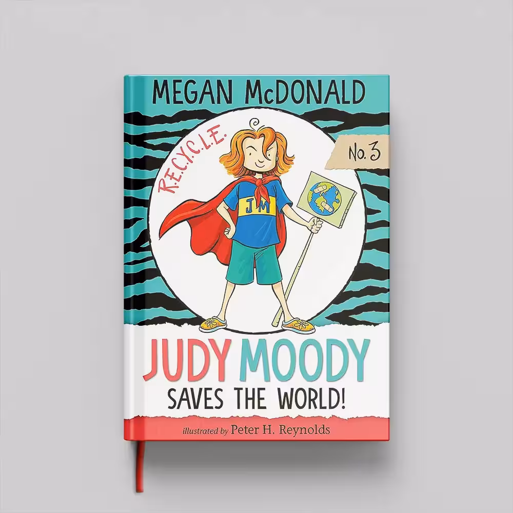 کتاب 3 !Judy Moody Saves the World جلد سخت (HARDCOVER)