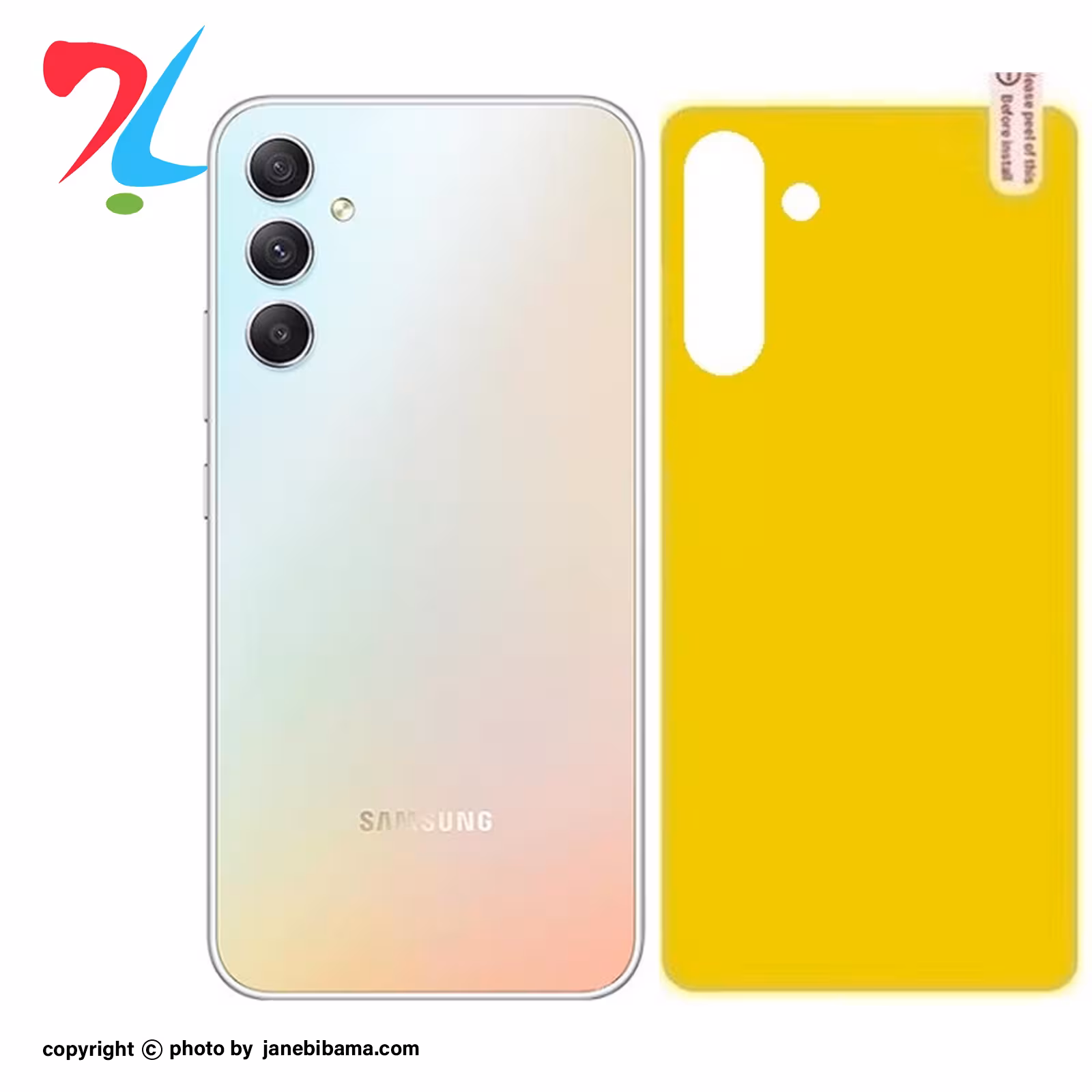برچسب محافظ پشت گوشی سامسونگ galaxy a34