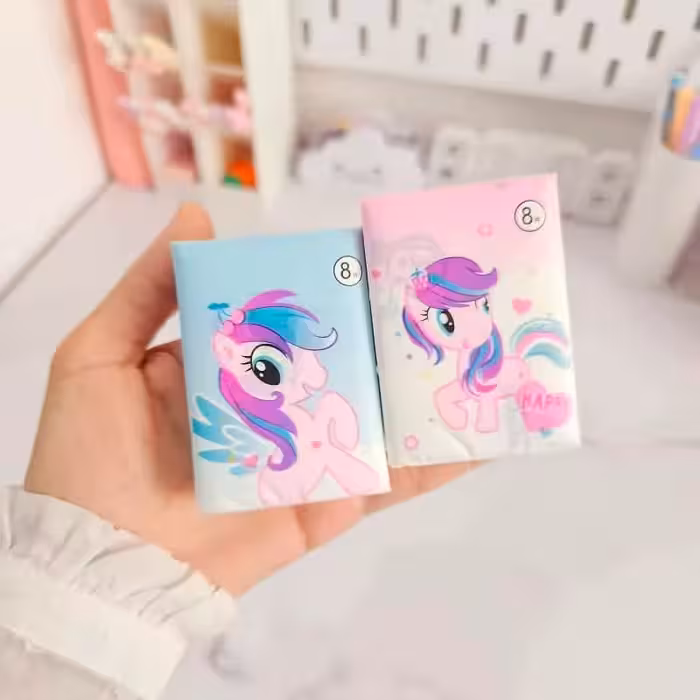 دستمال کاغذی جیبی طرح یونیکورن