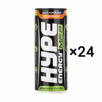 نوشیدنی انرژی زا هایپ مشکی خارجی باکس 24 عددی Hype MFP Energy Drink 250 ml