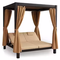 تخت و آلاچیق دو نفره آلومینیومی مدل ونتو