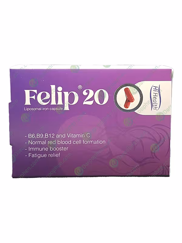 کپسول فلیپ 20 های هلث 30 عدد – Hi Health Felip 20mg 30 caps