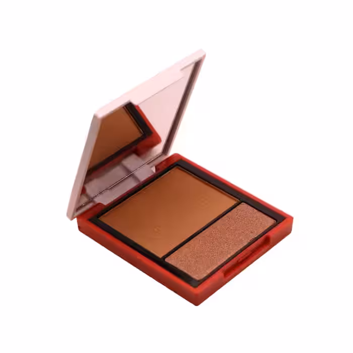 پالت رژ گونه و هایلایتر میستار مدل Silky Effect شماره 01