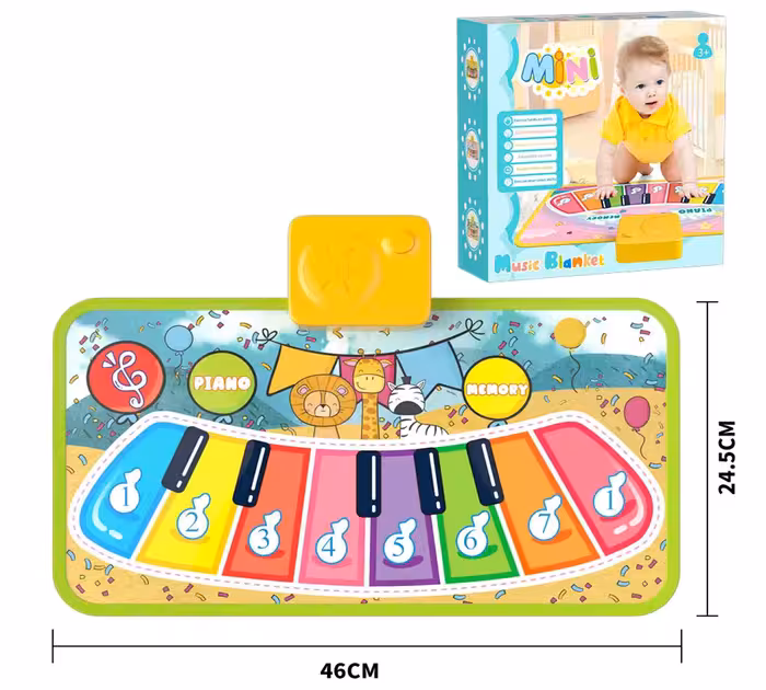 تشک پیانو سفره ای موزیکال هشت نت