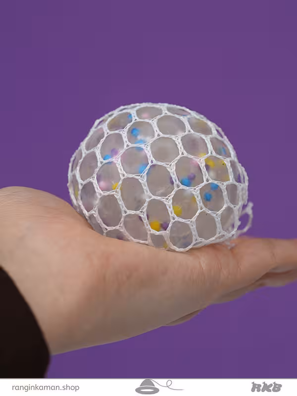 فیجت توپ توری دونه برفی Snowflake lace ball fidget