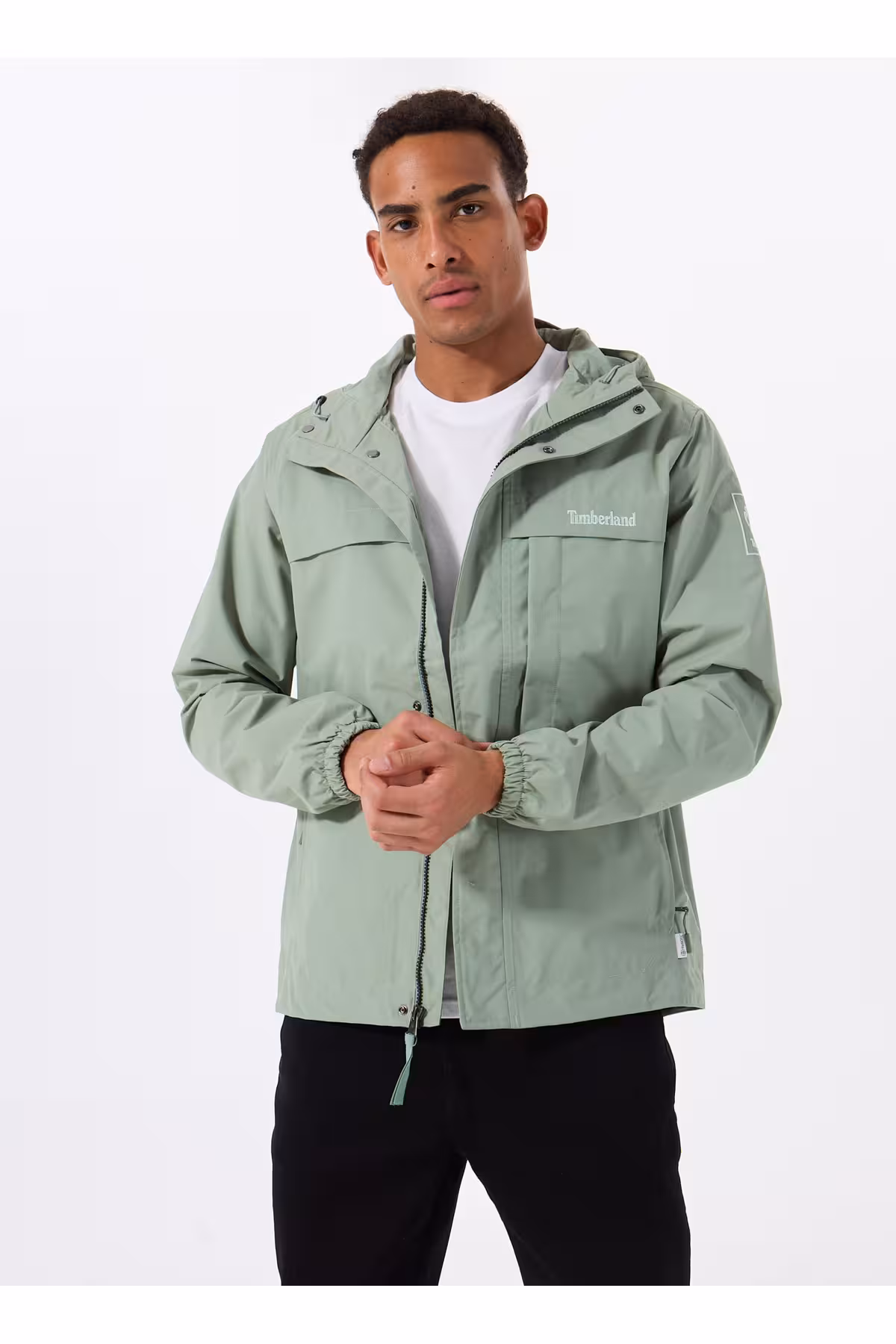 بارانی و بادگیر مردانه ژاکت پوسته ضد آب بنتون یقه بلند قلاده مرد صاف Timberland