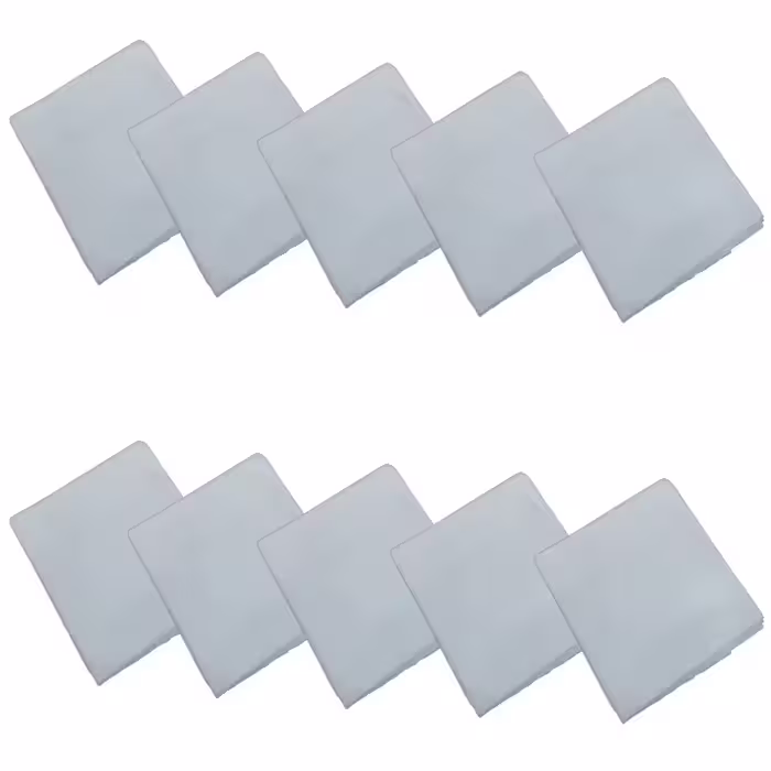 ملحفه مدل سوزنی کد p13230  تک نفره سایز 200x80 بسته 10 عددی 