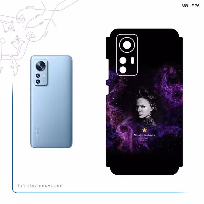 برچسب پوششی ماهوت مدل Natalie Portman مناسب برای گوشی موبایل شیائومی 12X