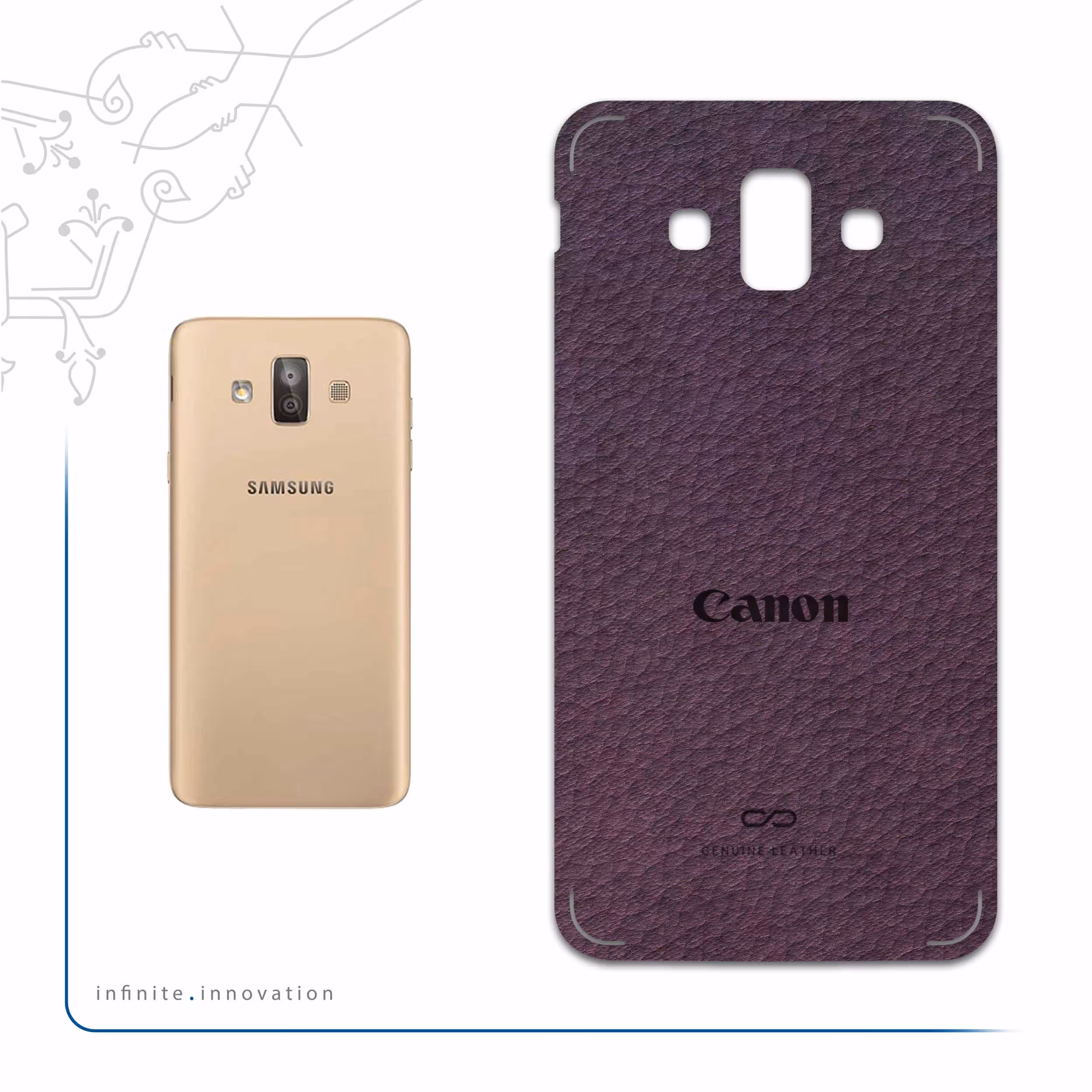 برچسب پوششی ماهوت مدل PL-CNN مناسب برای گوشی موبایل سامسونگ Galaxy J7 Duo