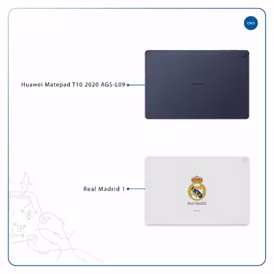 برچسب پوششی ماهوت مدل Real-Madrid مناسب برای تبلت هوآوی Matepad T10 2020 AGS-L09