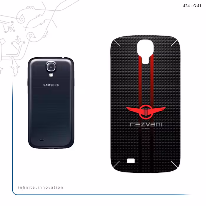برچسب پوششی ماهوت مدل Rezvani Motors مناسب برای گوشی موبایل سامسونگ Galaxy S4