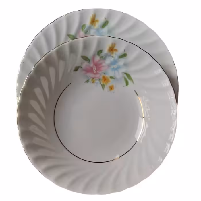 بشقاب و کاسه رویال مدل گلدار کد 5763