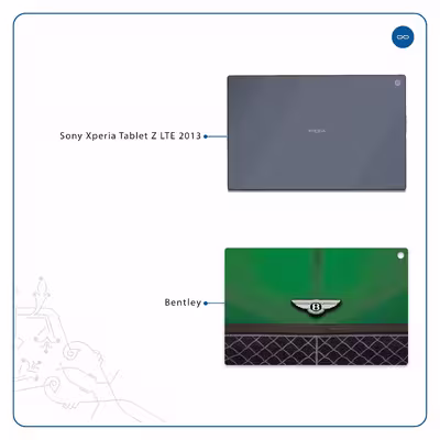 برچسب پوششی ماهوت مدل Bentley مناسب برای تبلت سونی Xperia Tablet Z LTE 2013