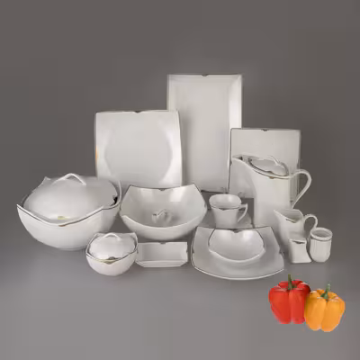 سرویس غذا خوری 98 پارچه شرکت صنایع چینی تقدیس مدل آیسن