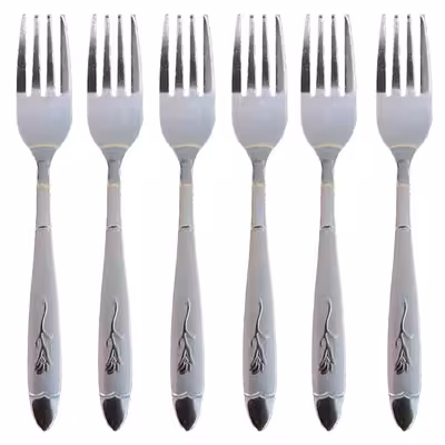 چنگال میوه خوری مدل mikhak مجموعه 6 عددی