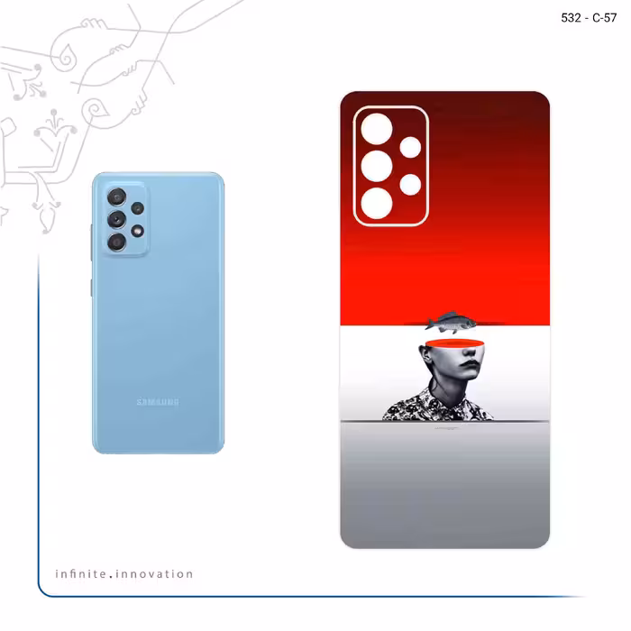 برچسب پوششی ماهوت مدل Collage of surreal Portrait of Women 1 مناسب برای گوشی موبایل سامسونگ Galaxy A52s 5G