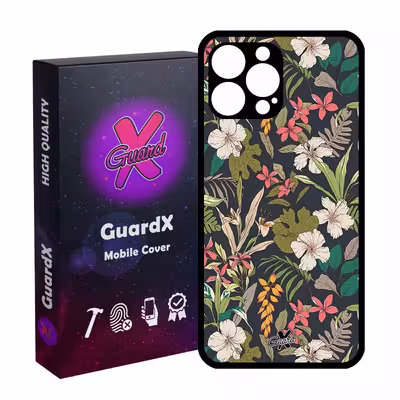 کاور گارد ایکس طرح گل مدل Glass10222 مناسب برای گوشی موبایل اپل iPhone 13 Pro Max
