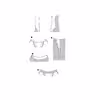 الگو خیاطی تاپ تونیک و شلوار زنانه بوردا استایل کد 6891 سایز 34 تا 44 متد مولر