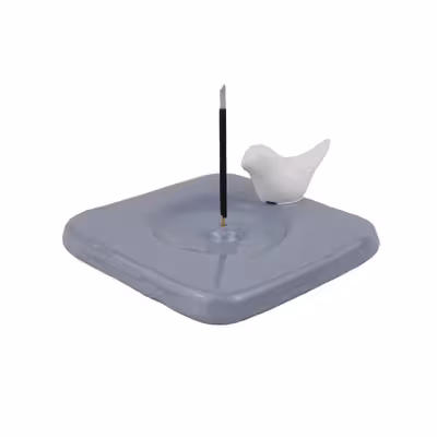 جاعودی سرامیکی طرح پرنده مدل مربع