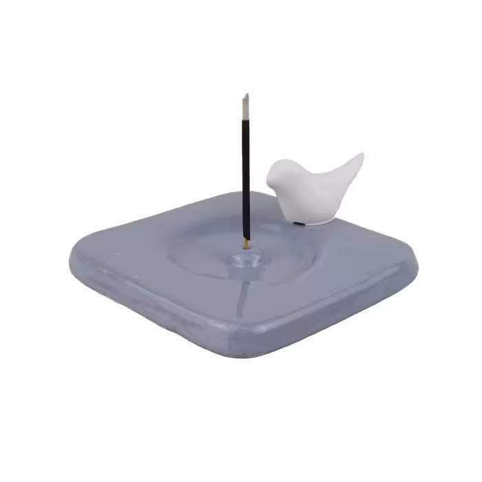 جاعودی سرامیکی طرح پرنده مدل مربع