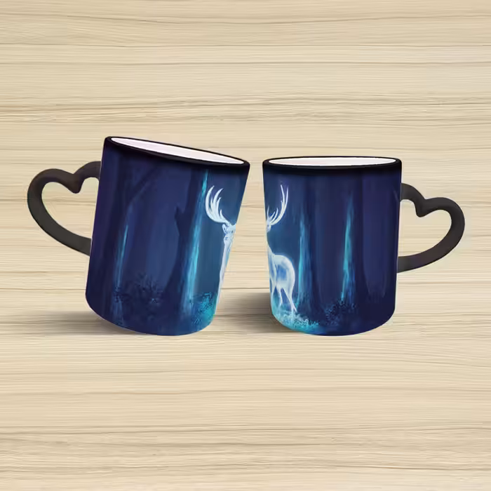 ماگ حرارتی مدل دسته قلبی طرح هری پاتر کد 6