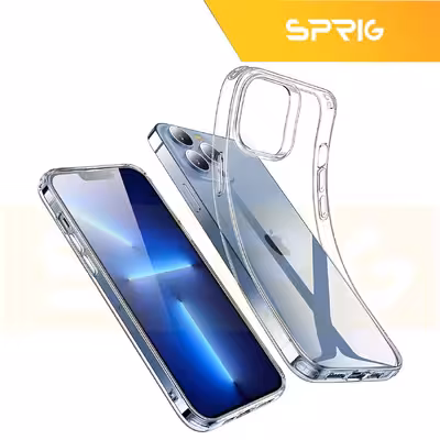 کاور اسپریگ مدل Full-Clear مناسب برای گوشی موبایل اپل iPhone 14 Pro به همراه محافظ صفحه نمایش