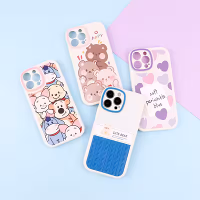 کاور مدل خرس مهربون مناسب برای گوشی موبایل اپل iPhone 13 Pro Max