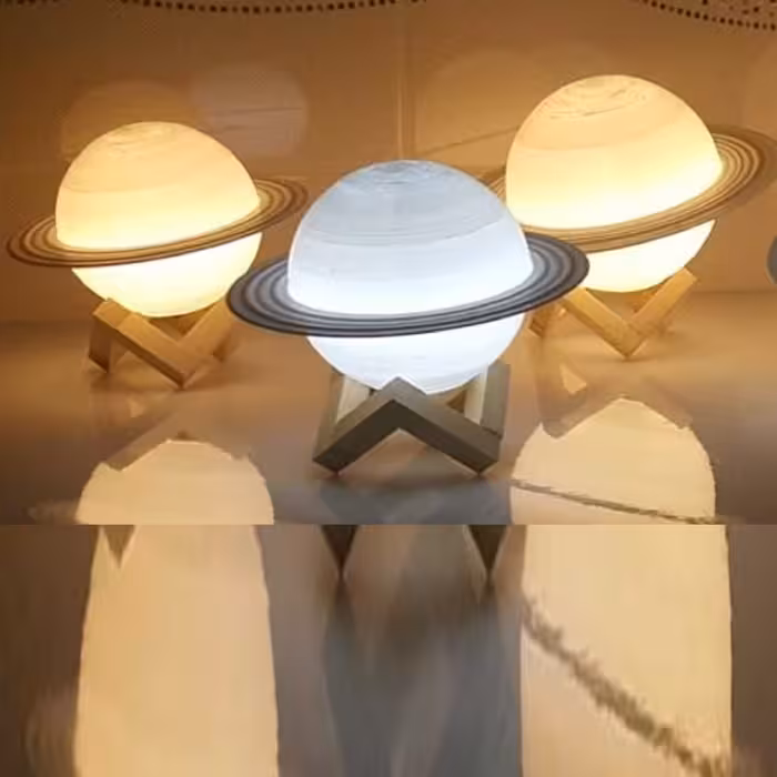 آباژور رومیزی مدل سیاره زحل large