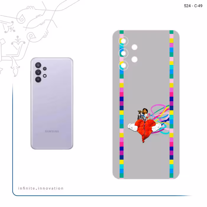 برچسب پوششی ماهوت مدل Collage of Heartbreak مناسب برای گوشی موبایل سامسونگ Galaxy A32