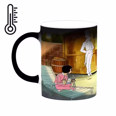 ماگ حرارتی کاکتی طرح کارتون Mike Tyson Mysteries مدل mgh22741
