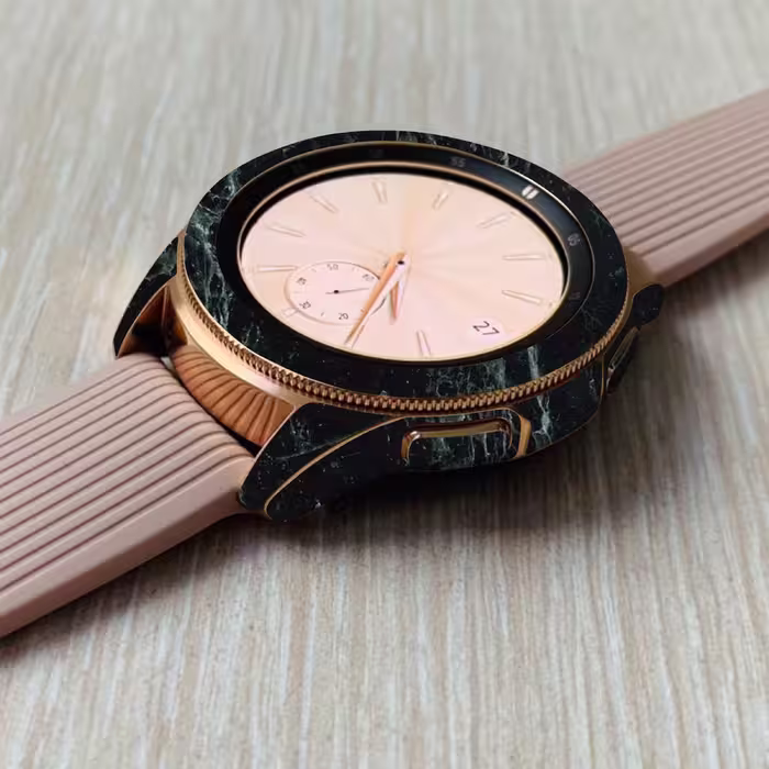برچسب ماهوت طرح Graphite Green Marble مناسب برای ساعت هوشمند سامسونگ Watch4 Classic 42mm