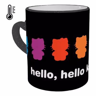 ماگ حرارتی مدل دسته قلبی اکلیلی طرح کیتی کد 27