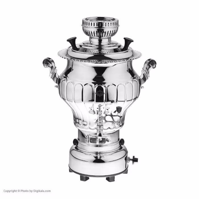 سماور گازی عالی نسب مدل نگار ظرفیت 6 لیتر