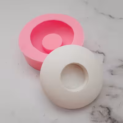 قالب شمع سیلیکونی مدل وارمر عدسی بزرگ