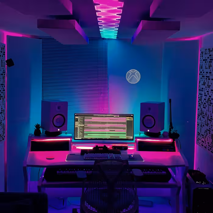 چراغ دیواری نئون دیزاین طرح Xbox-GL_WHT