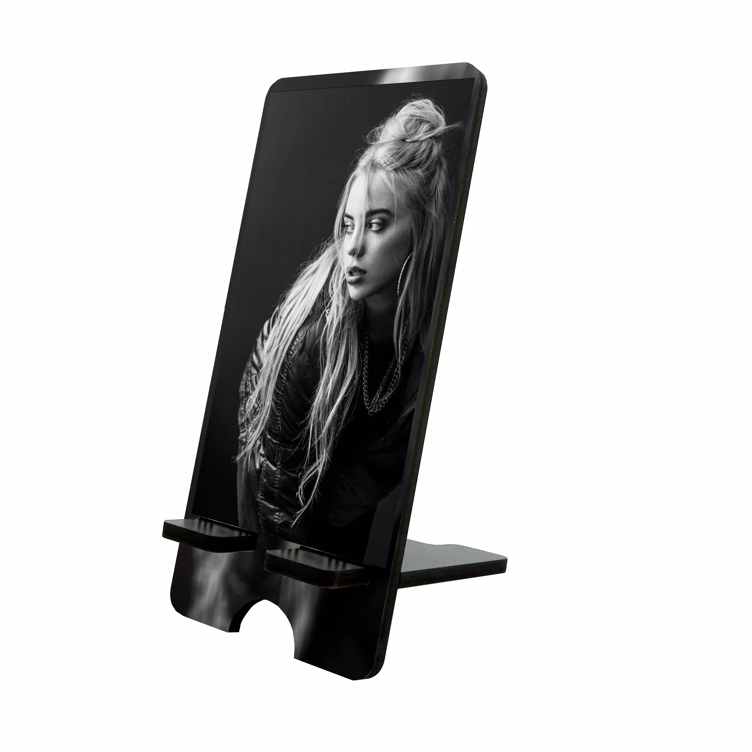 پایه نگهدارنده گوشی موبایل و تبلت طرح Billie Eilish کد 6721587