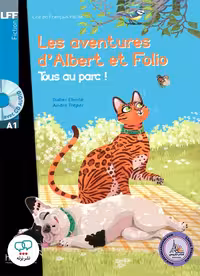 کتاب داستان ساده فرانسوی Albert et Folio Tous au parc A1