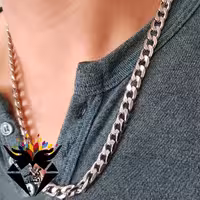 زنجیر استیل 55 سانت طرح کارتیر کد Z_1002B