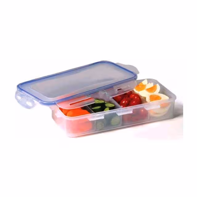 ظرف فریزری مستطیل 4 خانه لیمون کد 77635