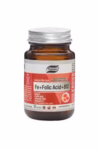 قرص فولیک اسید و ویتامین B12 برند Phytodef - بسته 30 عددی